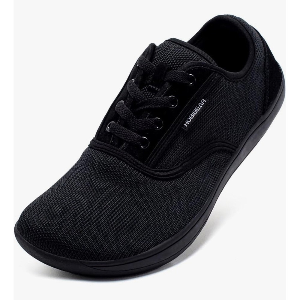 Hobibear Barefoot Shoe Men 12 12.5 EU 46 WideToe Box Zero Drop Black Minimalist